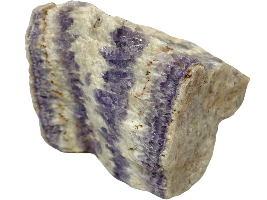 LARGE NATURAL CHEVRON AMETHYST CRYSTAL GEODE 4" (1 of 2)