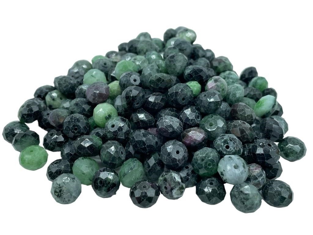 RUBY ZOISITE FACETED GEMSTONE BEADS (1 of 3)