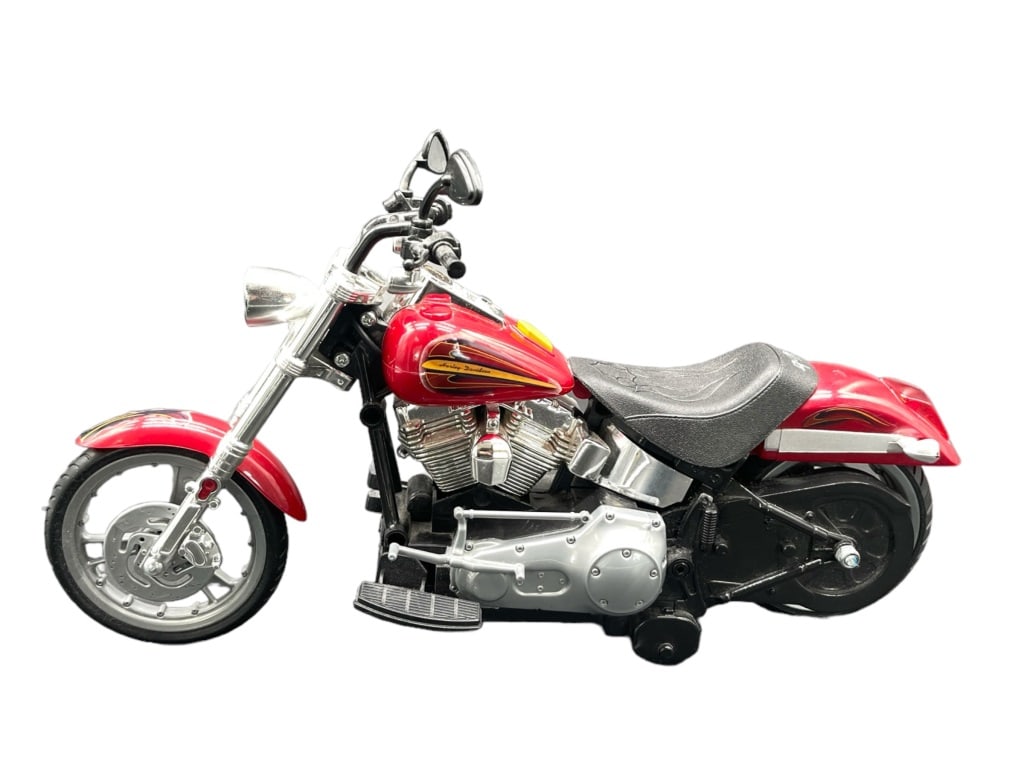 HARLEY DAVIDSON NEW BRIGHT COLLECTIBLE FIGURE: HARLEY DAVIDSON NEW BRIGHT COLLECTIBLE FIGURE -COLOR RED, SILVER, BLACK -ITEM CONDITION GOOD - MA062024