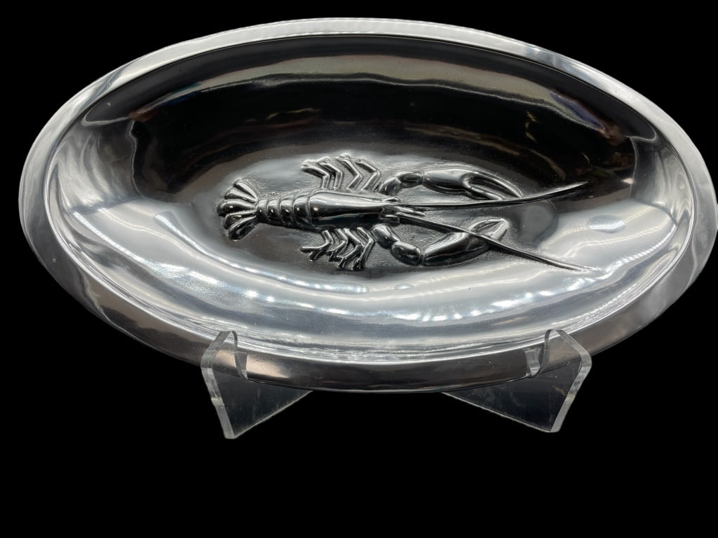 COASTAL SILVER 13" LOBSTER SERVING PLATTER (1 of 4)