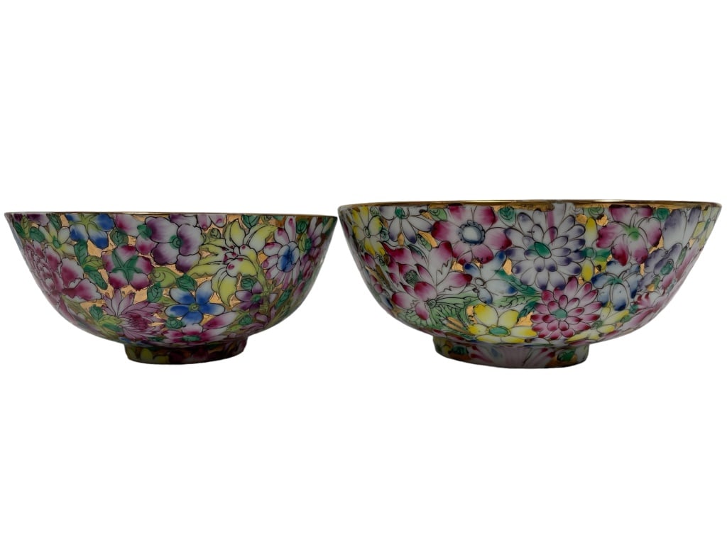 PORCELAIN JAPANESE SET OF 2 BOWLS: PORCELAIN JAPANESE SET OF 2 BOWLS -JH061424
