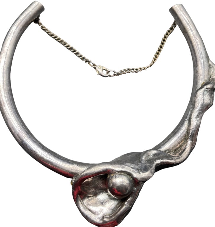 BOLD STATEMENT SILVER  NECKLACE (1 of 4)