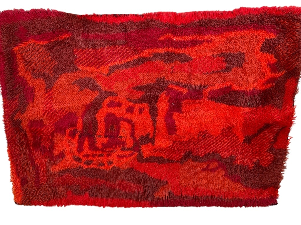 VINTAGE DANISH RYA RUG 51" (1 of 5)