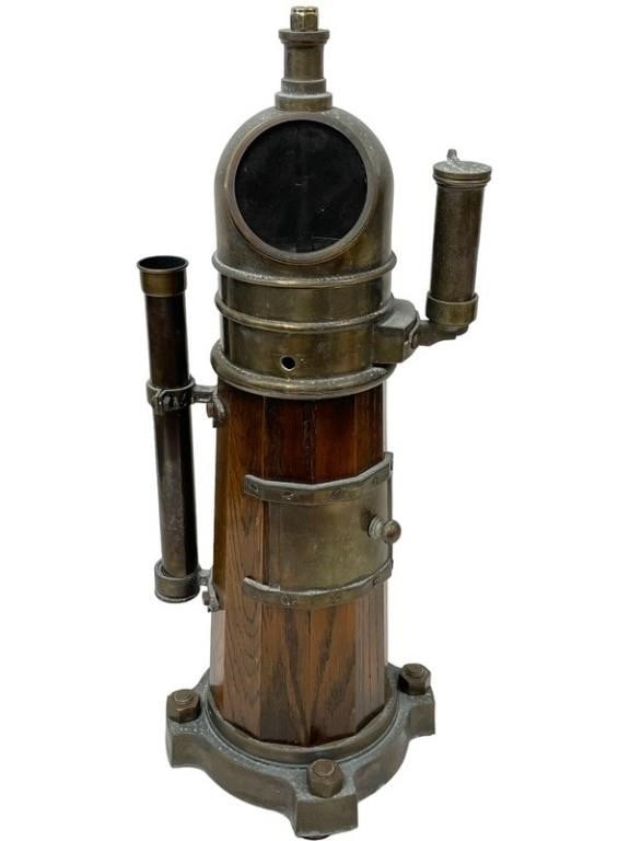 VINTAGE AMERICAN  SHIP BINNACLE 25" (1 of 7)
