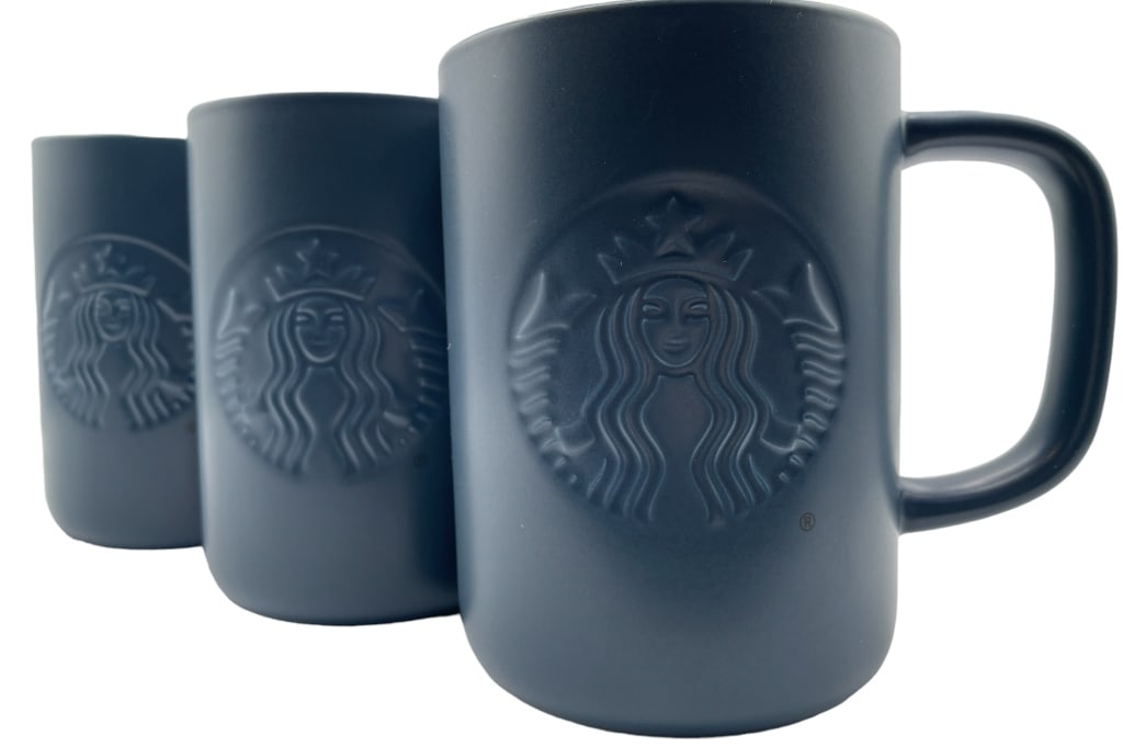 STARBUCKS SET OF 3 CERAMIC COFFEE CUPS (1 of 6)