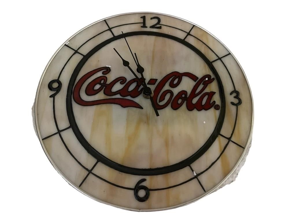 COCA-COLA 11IN. ROUND WALL CLOCK (1 of 3)