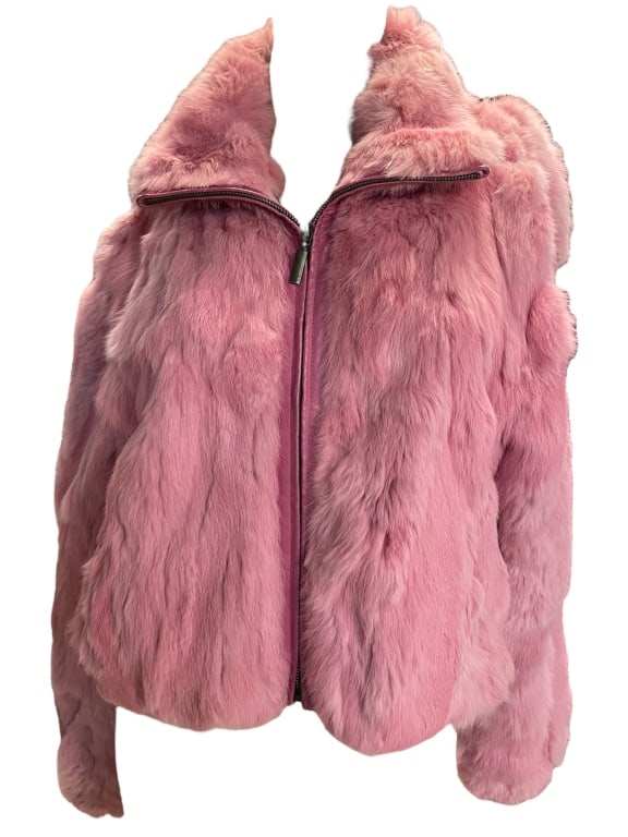 VARIAZIONI PINK RABBIT FUR JACKET (1 of 5)