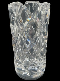 ORREFORS SOFIERO CYLINDER CRYSTAL VASE