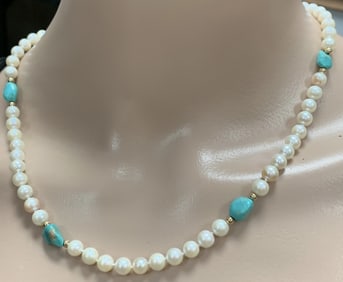 6.5MM CULTURED PEARL NECKLACE