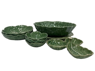 BORDALLO PINHEIRO CABBAGE 8 SERVING SET