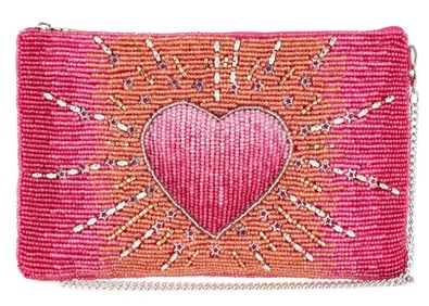 NEW MARY FRANCE TICKLED PINK CROSSBODY HANDBAG