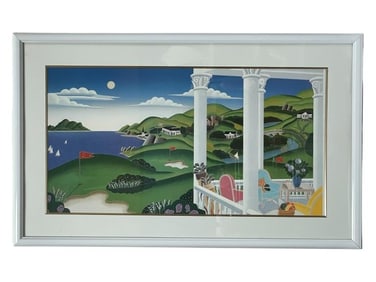 AFTER THOMAS McKNIGHT FRAMED PRINT 42"