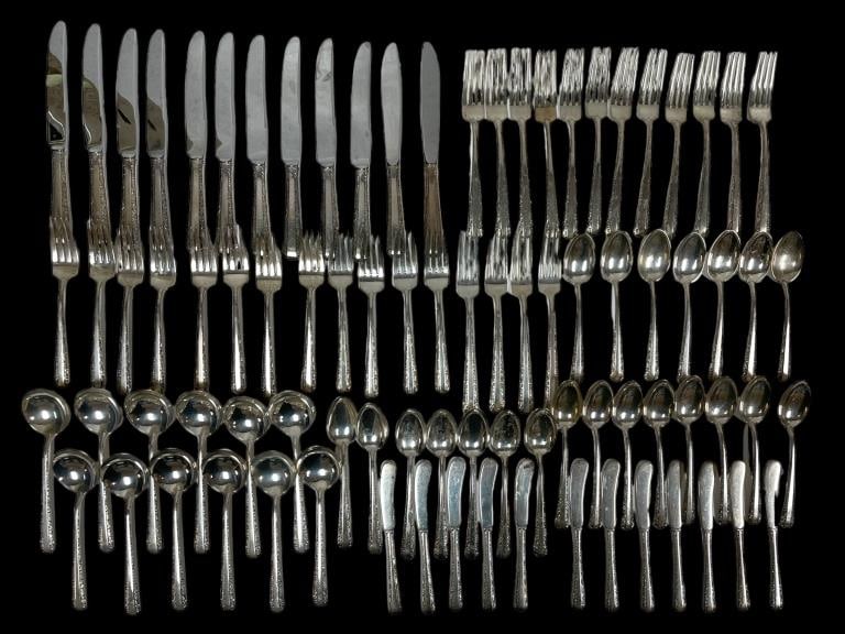 87 PC. TOWLE CANDLELIGHT STERLING FLATWARE SET (1 of 11)