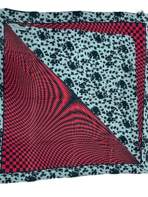 GIANNI VERSACE SILK SCARF 34"