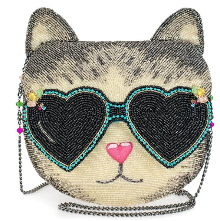 NEW MARY FRANCES COOL CAT CROSSBODY HANDBAG (1 of 4)