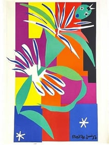 HENRI MATISSE LA DANSEUSE CREOLE 1950 LITHO PRINT