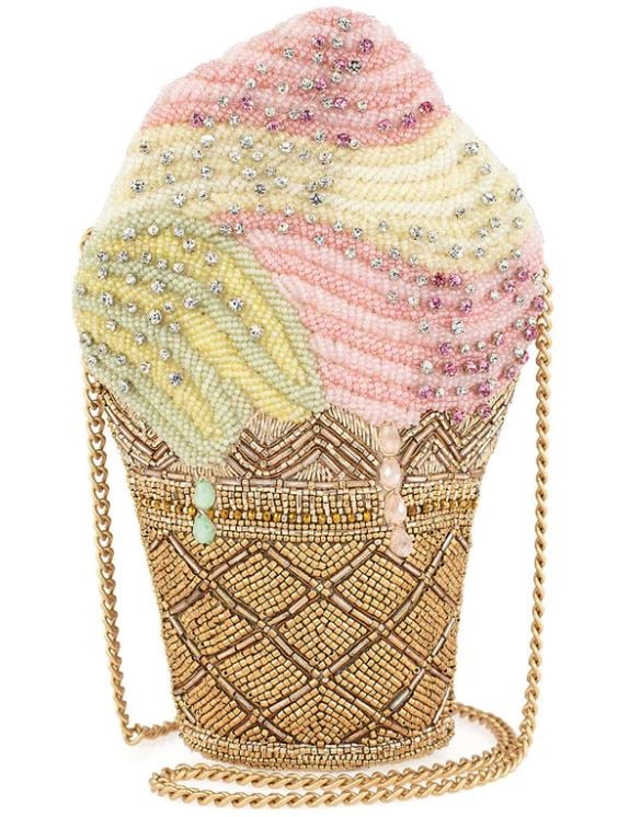 NEW MARY FRANCES SUGAR CONE CROSSBODY HANDBAG: NEW MARY FRANCES SUGAR CONE CROSSBODY HANDBAG Introducing our oh-so-sweet Sugar Cone: a crossbody handbag in the most delightful cone-shaped design. Colorful and charming, this bag is the real scoop! 