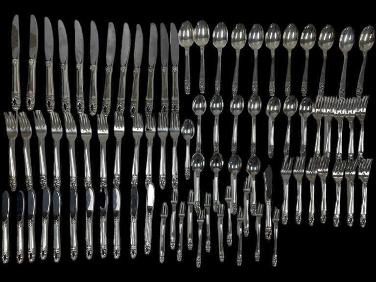 GORHAM HISPANA-SOVEREIGN STERLING FLATWARE 3854g (1 of 9)