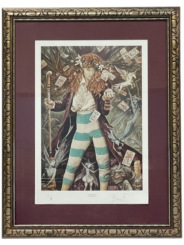 SIGNED BRIAN FROND THE MAGICIAN PRINT 32" (1 of 7)