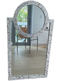 MOTHER OF PEARL HARBOUR MIRROR 44"