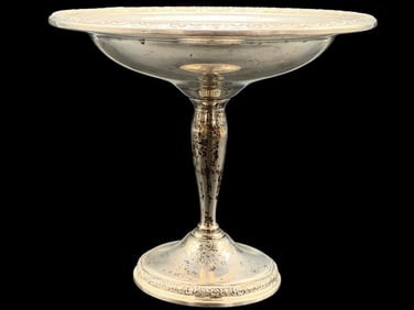 VTG PRELUDE STERLING SILVER COMPOTE DISH 327G