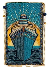 NEW MARY FRANCES MIDNIGHT QUEEN CROSSBODY