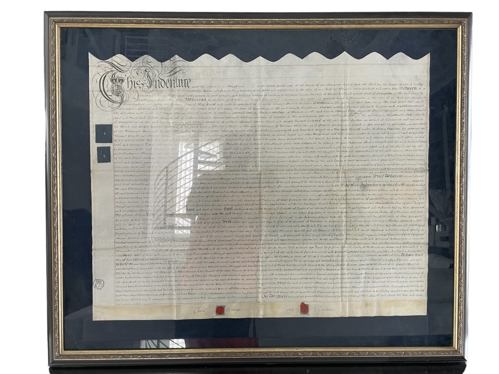 ANTIQUE INDENTURES BILL OF SALE (1 of 3)