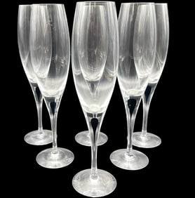 ORREFORS SWEDEN INTERMEZZO RED WINE GLASS