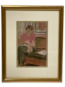 MARGUERITE DOERNBACH FIGURAL DRAWING OF A WOMAN