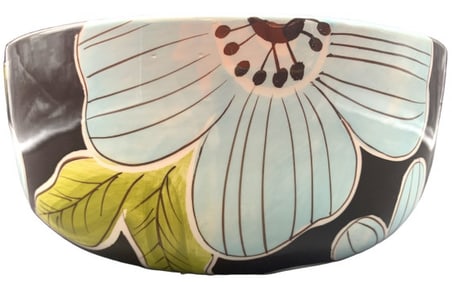 LAURIE GATES HAND CRAFTED/PAINTED CEREAL BOWL