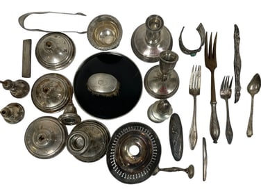 LOT OF ASSORTED STERLING SILVER 2438 G