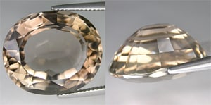 20.50 CT. SMOKEY BROWN QUARTZ GEMSTONE $660