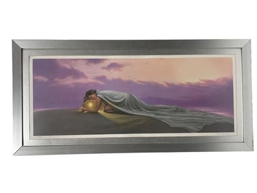 SIGNED MICHAEL WHELAN LEAVETAKING PRINT 41"