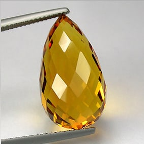 20.80 CT. GOLDEN BRIOLETTE GEMSTONE $490