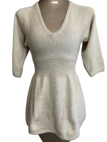 BRUNELLO CUCINELLI GLITTERY CASHMERE SWEATER