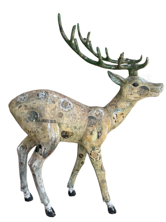 ARTIST RENDERED OUTDOOR DEER STAG 6FT! (1 of 11)