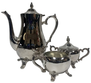 LEONARD VTG SILVER PLATED TEA OR COFFEE SET