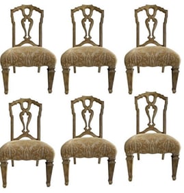 SET OF 6 MARGE CARSON STYLE DINING CHAIRS