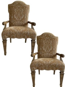 MARGE CARSON STYLE DINING CHAIR ARM CHAIRS