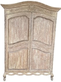 MARGE CARSON STYLE ARMOIRE CABINET 81.5"