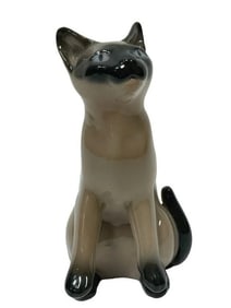 BING & GRONDAHL DENMARK SIAMESE CAT FIGURINE