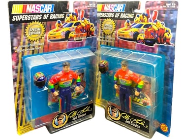 WINNERS CIRCLE STARTING LINEUP JEFF GORDON ACTION