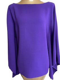 LOUISE KENNEDY PORTUGAL PURPLEBLOUSE SZ 6