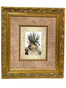 DECORATIVE ARCHITECTERAL STILL LIFE PRINT 29"