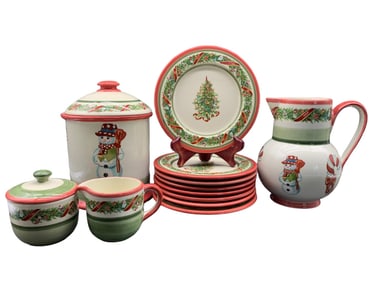 CHRISTOPHER RADKO HOLIDAY THEME SERVER SET