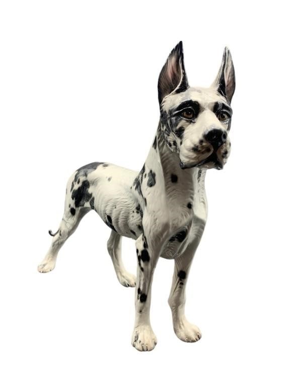 VINTAGE RONZAN COLLECTIBLE CERAMIC GREAT DANE (1 of 8)