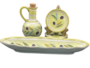 CERTIFIED INTERNATIONAL 6 PIECE OLIVE SET