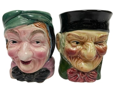 VINTAGE HAND PAINTED TOOTHPICK HOLDER SETS