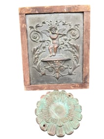 BRONZE ANGEL DRAMED ART WITH DISK