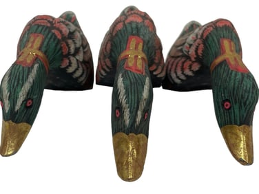 3 SET DUCK SHELF SIDDING FIGURINES